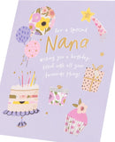 UK Greetings Birthday Card for Nana - Favourite Things Design