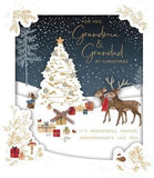 Christmas Scene-Grandma & Grandad Christmas Card