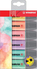 5 x STABILO Original Pastel Highlighter Markers (Pack of 6)