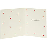 Heart Air Balloon Design Valentines Day Card