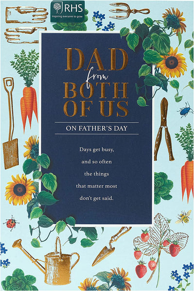 Gardening Themed For Dad From Both Of Us Father's Day Card