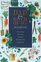 Gardening Themed For Dad From Both Of Us Father's Day Card