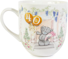 Tatty Teddy Luxury Bone China Mug in Satin Lined Box 40th Birthday Gift Signature Collection