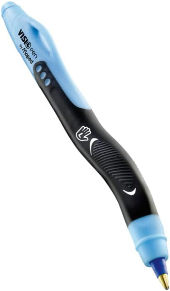 Maped Visio Left-Handed Ballpoint Pen – Blue Ink Ergonomic Grip