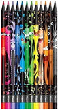 COLOR’PEPS Monsters Colouring Pencils – 12 Pack | Fun & Bright Colours for Kids