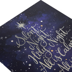 Hallmark Peaceful Christmas Medium Card Silent Night