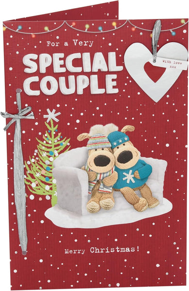 Boofles Sitting On Couch Special Couple Christmas card