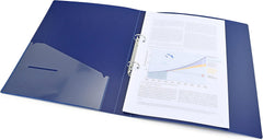 Rapesco Germ-Savvy Antibacterial: A4 (2-Ring) PP Ring Binder, 35mm Spine – Assorted (1 Unit = 6 Binders)