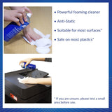 AF Foamclene - Anti-Static Foaming Cleaner Spray for Surfaces, Desks, White Boards, Carpet, Upholstery, Cars, Rubber etc