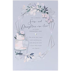 Son and Daughter in Law Wedding Day Card