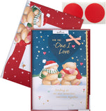 Hallmark Boxed Christmas Card for One I Love - Cute Forever Friends Winter Design, 25575201, Multicoloured