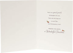 Home Scene Mum & Dad Christmas Card
