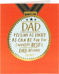Dad Gold Medal Father's Day Card