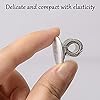 4 x Self Adhesive Metal Pen Holder Silver