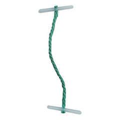 Plastic Ended 76mm Green Treasury 100 Tags
