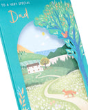 Country Scene Father's Day Card for Dad – Rustic Nature Design