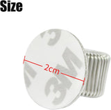 Self Adhesive Metal Pen Holder Silver
