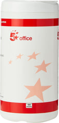 5 Star Cleaning Wipes for PC Screens Casings Keyboards