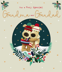 Boofle Embellished Loveliest Mum Ever Cute Bauble Christmas Greeting Card