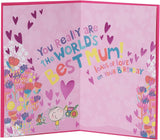 Fun Design Mum Birthday Card with Badge
