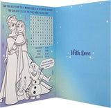 Disney Frozen Granddaughter Birthday Card