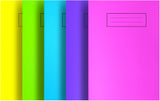 Silvine NBA5BT A5 Bright Exercise Notebook - Assorted Colours
