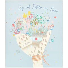 Special Design Sister-In-Law Birthday Card