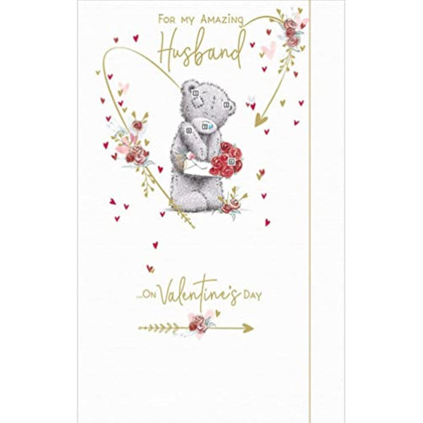 Husband Bear With Posy And Envelope