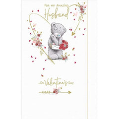 Husband Bear With Posy And Envelope