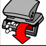 PUNCHER ERGOLOGIC 15 SHEETS 2H ASSCOL BLISTER