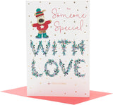 Boofle For Someone Special Festive Hugs Await Cute Christmas Greeting Card