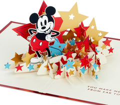 3D & Pop-Up Disney Mickey Mouse Any Occasion Card