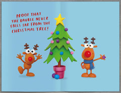 Crackers All-Round Amazing Son Funny Reindeer Christmas Greeting Card