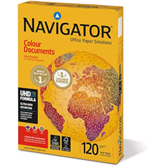 Navigator Colour Documents Whie A4 120gsm 250 Sheets (Pack of 8)