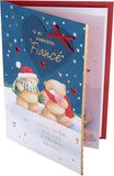 Hallmark Boxed Christmas Card for Fianc� - Cute Forever Friends Winter Love Design