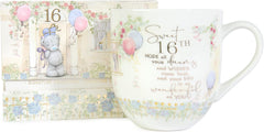 Tatty Teddy Luxury Bone China Mug in Satin Lined Box 16th Birthday Gift Signature Collection