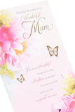 Birthday Card for Mum - Floral Design - Thinking of You Range