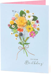Beautiful Floral Posy On Your Birthday Card