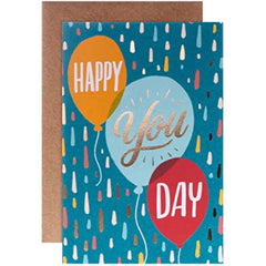Happy You Day' Balloons Design Video Greetings Birthday Card