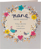 Sweet Design Nana Birthday Card